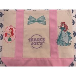 Disney Ariel Portrait Pink Custom Made Trader Joes Mini Tote One of a Kind